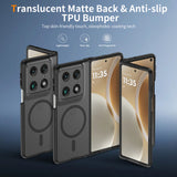 Husa pentru Motorola Razr Fold, Techsuit PureFrost MagSafe, negru frost