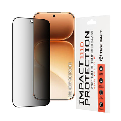 Folie de protectie pentru Honor 600, Techsuit 111D Privacy Full Glue