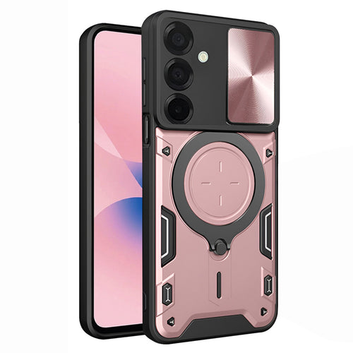 Husa pentru Samsung Galaxy A27 5G, Techsuit CamGuard Pro, roz auriu