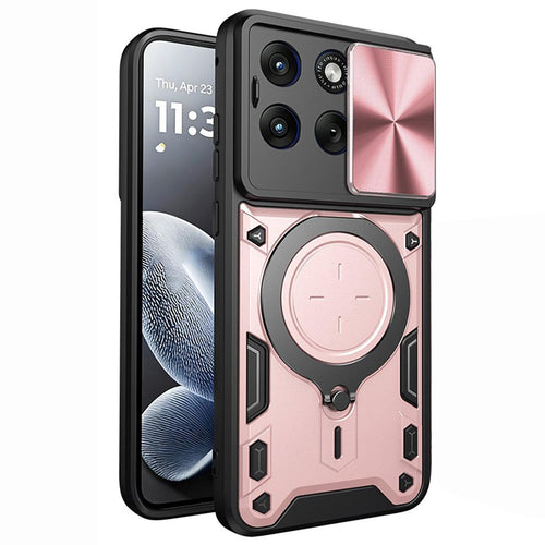Husa pentru Motorola Edge 70 Fusion, Techsuit CamGuard Pro, roz auriu