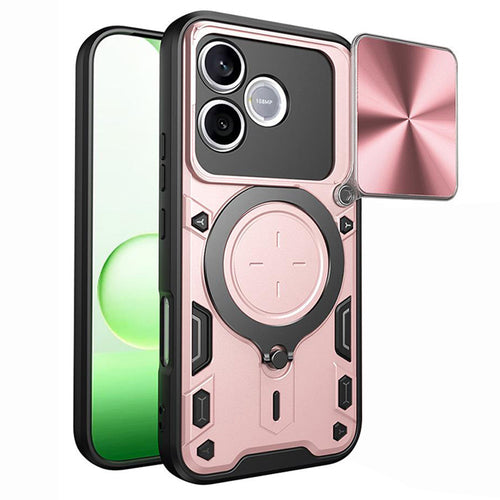 Husa pentru Honor 600 Lite, Techsuit CamGuard Pro, roz auriu