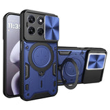 Husa pentru Motorola Moto G77, Techsuit CamGuard Pro, albastru