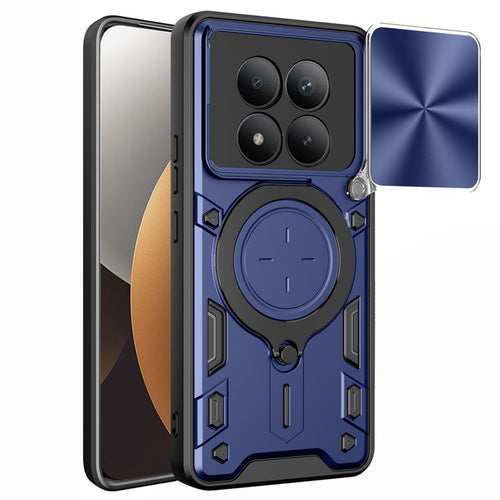 Husa pentru Xiaomi Redmi Note 15 Pro+ 5G, Techsuit CamGuard Pro, albastru