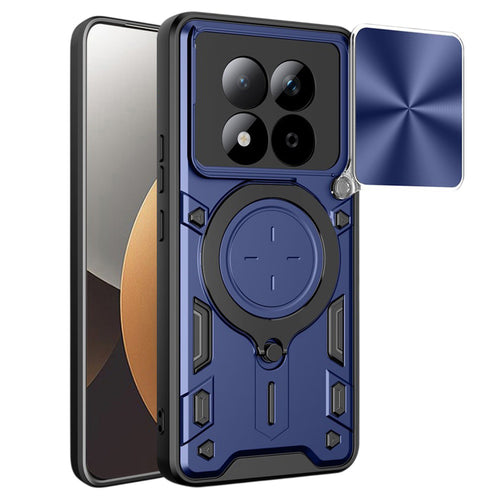 Husa pentru Xiaomi Redmi Note 15 Pro 5G, Techsuit CamGuard Pro, albastru
