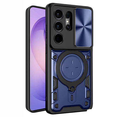 Husa pentru Samsung Galaxy S26 Ultra, Techsuit CamGuard Pro, albastru
