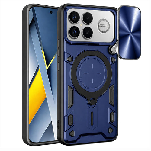 Husa pentru Xiaomi POCO F8 Ultra, Techsuit CamGuard Pro, albastru