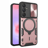 Husa pentru Samsung Galaxy A37 5G, Techsuit CamGuard Pro, roz auriu