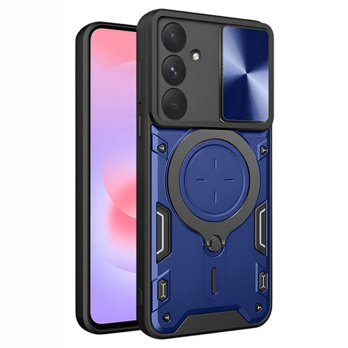 Husa pentru Samsung Galaxy A37 5G, Techsuit CamGuard Pro, albastru