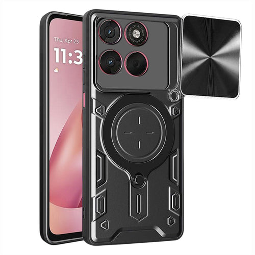 Husa pentru Motorola Moto G57 Power, Techsuit CamGuard Pro, negru