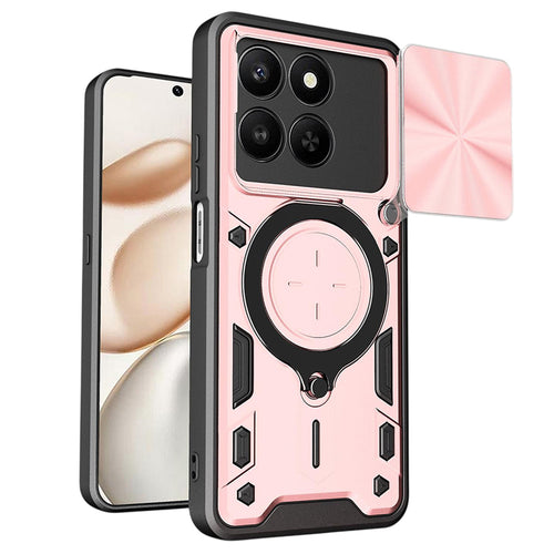 Husa pentru Honor 400 Smart 5G, Techsuit CamGuard Pro, roz auriu