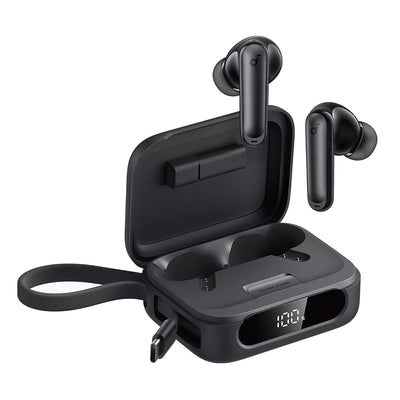 Adaptor Anker, Wireless Earbuds P41i Ultimate Mfi A3937g12 Built in Charger Lightning Stand ANC 6 Mics Bass Koff