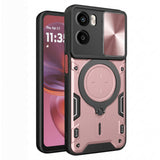 Husa pentru Motorola Moto G05, Techsuit CamGuard Pro, roz auriu