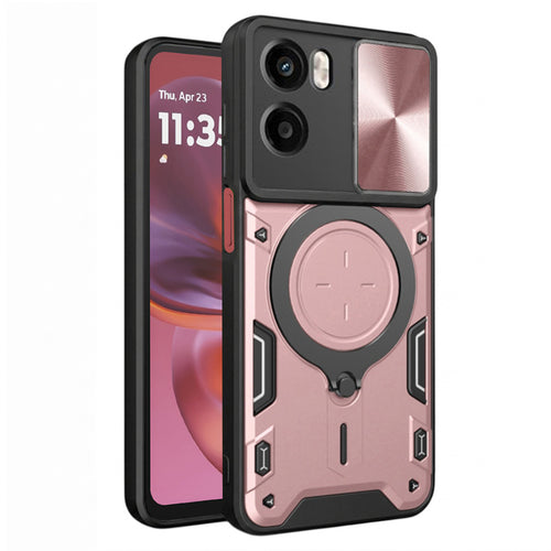 Husa pentru Motorola Moto G05, Techsuit CamGuard Pro, roz auriu