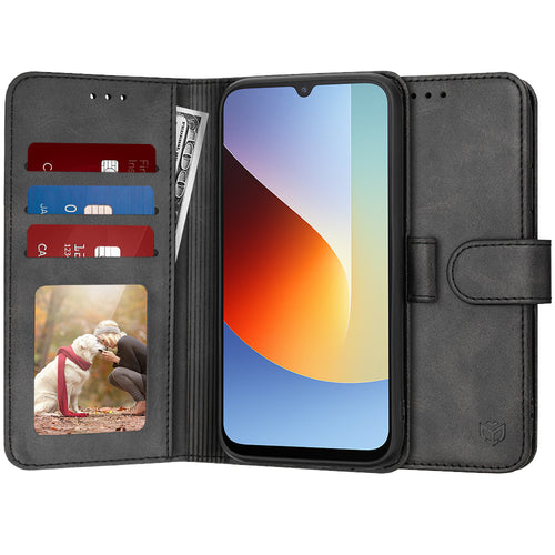 Husa pentru Xiaomi Redmi A7 Pro 4G, Techsuit Diary Book, negru