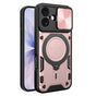 Husa pentru iPhone 17, Techsuit CamGuard Pro, roz auriu