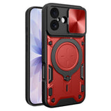 Husa pentru iPhone 17, Techsuit CamGuard Pro, albastru