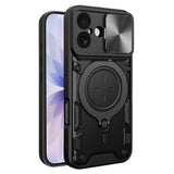 Husa pentru iPhone 17, Techsuit CamGuard Pro, albastru
