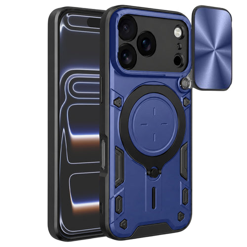 Husa pentru iPhone 17 Pro, Techsuit CamGuard Pro, albastru