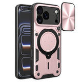 Husa pentru iPhone 17 Pro, Techsuit CamGuard Pro, roz auriu