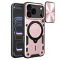Husa pentru iPhone 17 Pro, Techsuit CamGuard Pro, roz auriu