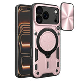 Husa pentru iPhone 17 Pro Max, Techsuit CamGuard Pro, roz auriu