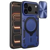 Husa pentru iPhone 17 Pro Max, Techsuit CamGuard Pro, albastru
