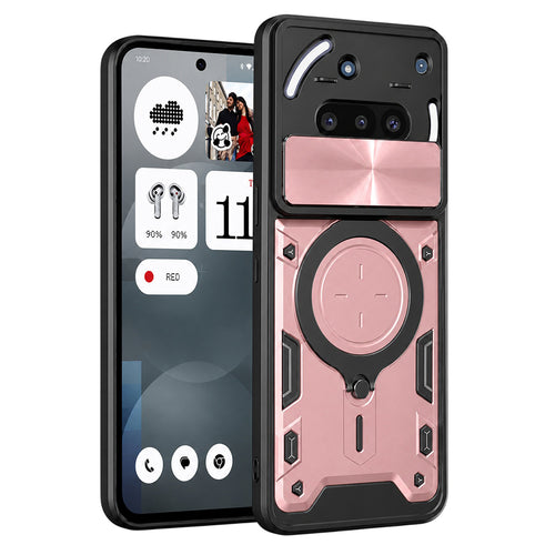 Husa pentru Nothing Phone (3a), Techsuit CamGuard Pro, roz auriu