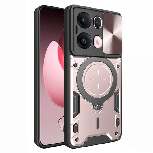 Husa pentru OPPO Reno13 Pro, Techsuit CamGuard Pro, roz auriu