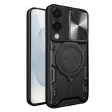 Husa pentru Samsung Galaxy S25 Edge, Techsuit CamGuard Pro, albastru