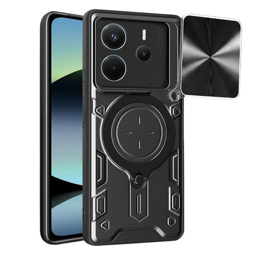 Husa pentru Xiaomi Redmi Note 14 4G (Regional), Techsuit CamGuard Pro, negru