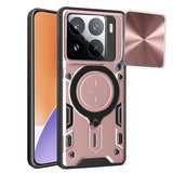 Husa pentru Xiaomi 15, Techsuit CamGuard Pro, roz auriu
