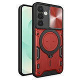 Husa pentru Samsung Galaxy S25 Plus, Techsuit CamGuard Pro, albastru