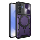 Husa pentru Samsung Galaxy S25, Techsuit CamGuard Pro, albastru