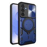 Husa pentru Samsung Galaxy S25, Techsuit CamGuard Pro, albastru