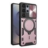 Husa pentru Samsung Galaxy S25 Ultra, Techsuit CamGuard Pro, roz auriu