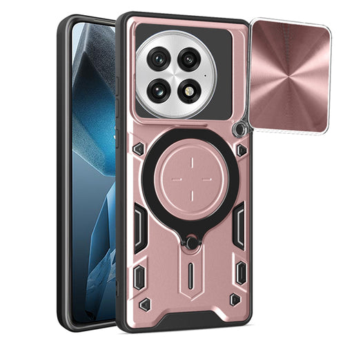 Husa pentru OnePlus 13, Techsuit CamGuard Pro, roz auriu