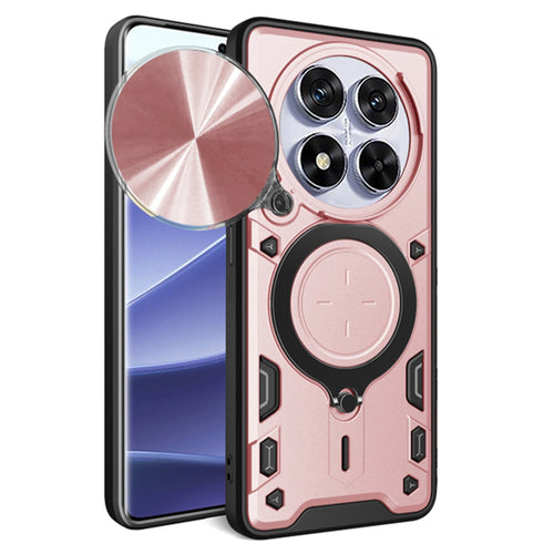 Husa pentru Xiaomi Redmi Note 14 Pro 5G, Techsuit CamGuard Pro, roz auriu