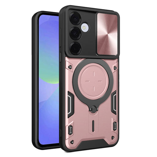 Husa pentru Samsung Galaxy A36 5G, Techsuit CamGuard Pro, roz auriu