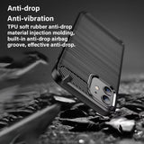 Husa pentru Sony Xperia 1 Viii, Techsuit Carbon Silicone, negru