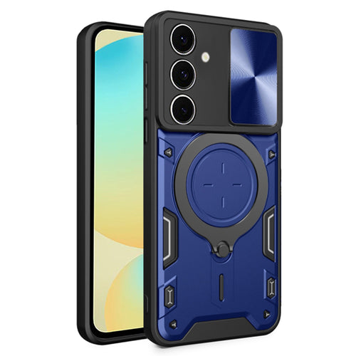 Husa pentru Samsung Galaxy S24 FE, Techsuit CamGuard Pro, albastru