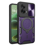 Husa pentru Motorola Moto G35, Techsuit CamGuard Pro, albastru