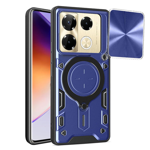 Husa pentru Infinix Note 40 Pro+, Techsuit CamGuard Pro, albastru