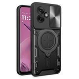 Husa pentru Motorola Moto G55, Techsuit CamGuard Pro, albastru