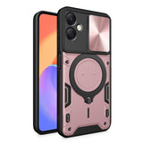 Husa pentru Samsung Galaxy A06 4G, Techsuit CamGuard Pro, roz auriu
