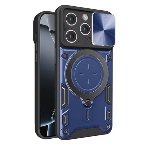 Husa pentru iPhone 16 Pro, Techsuit CamGuard Pro, albastru