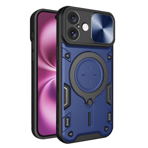 Husa pentru iPhone 16 Plus, Techsuit CamGuard Pro, albastru