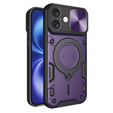 Husa pentru iPhone 16, Techsuit CamGuard Pro, albastru