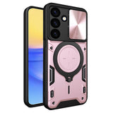Husa pentru Samsung Galaxy A16 4G, Techsuit CamGuard Pro, roz auriu
