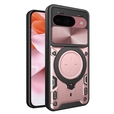 Husa pentru Google Pixel 9, Techsuit CamGuard Pro, roz auriu