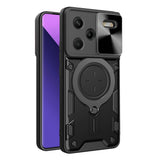 Husa pentru Xiaomi Redmi Note 13 Pro+ 5G, Techsuit CamGuard Pro, albastru